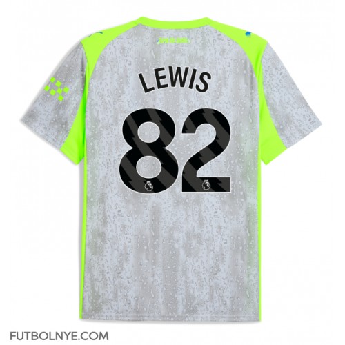 Camiseta Manchester City Rico Lewis #82 Tercera Equipación 2025-26 manga corta